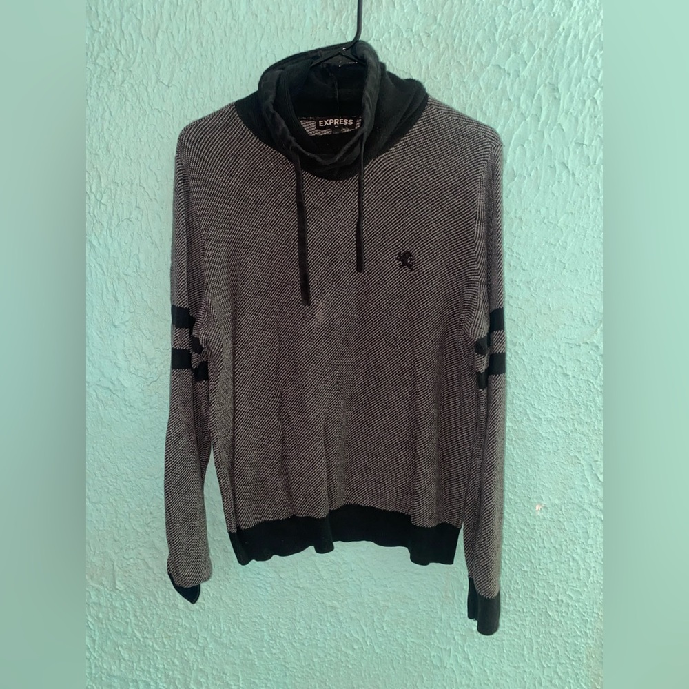 Black and Gray Men’s Express Sweater